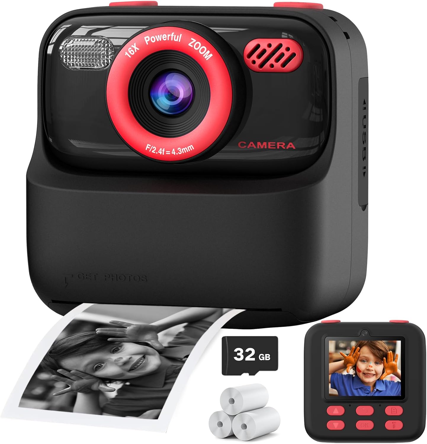 Kids Camera Instant Print