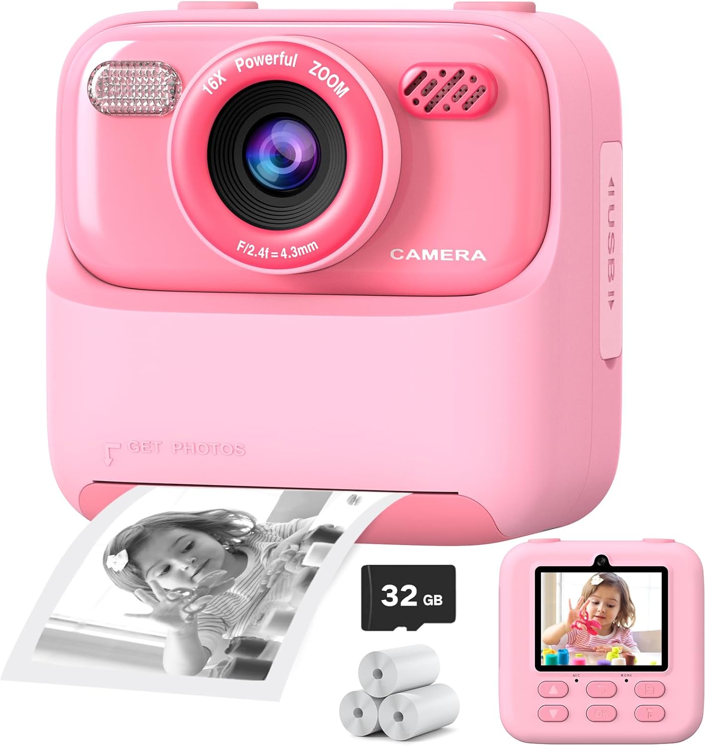 Kids Camera Instant Print