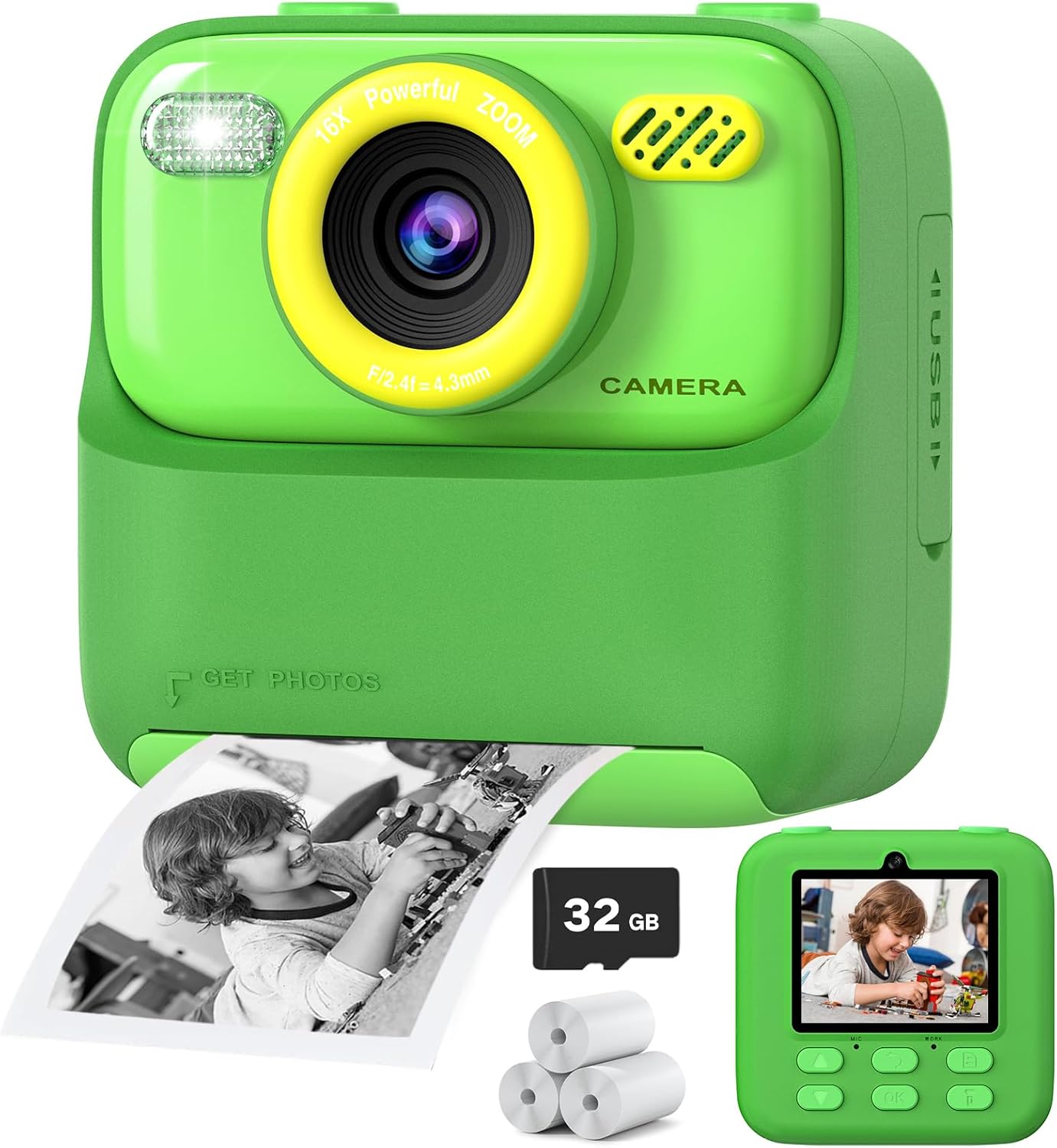 Kids Camera Instant Print