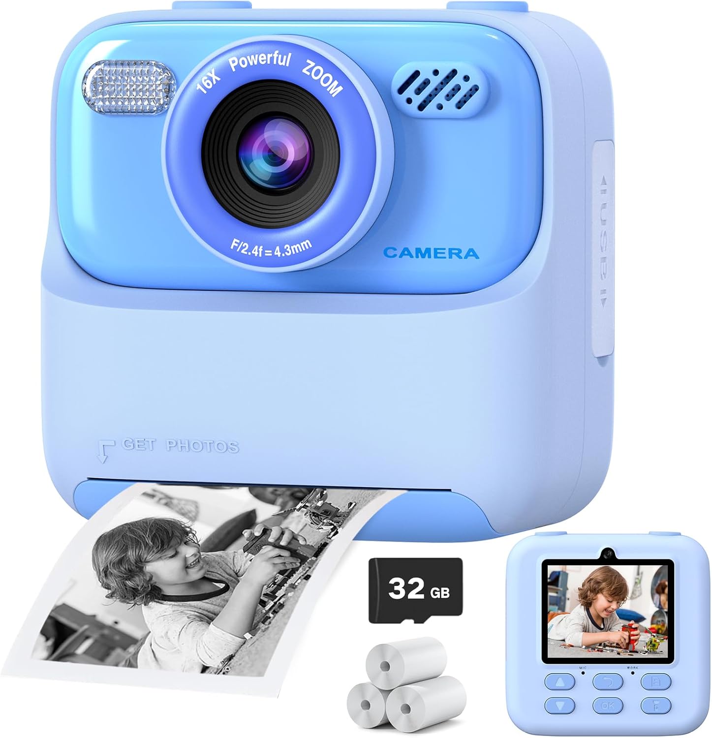 Kids Camera Instant Print