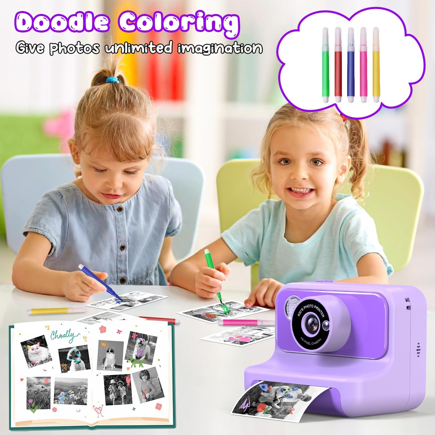 Kids Camera Instant Print